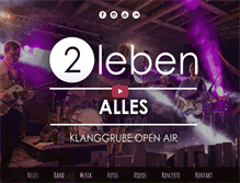 Tablet Screenshot of 2leben.com